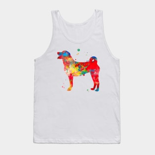 Appenzeller Sennenhund Dog Watercolor Painting Tank Top